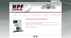 Desktop Screenshot of hpf-elektronik.de